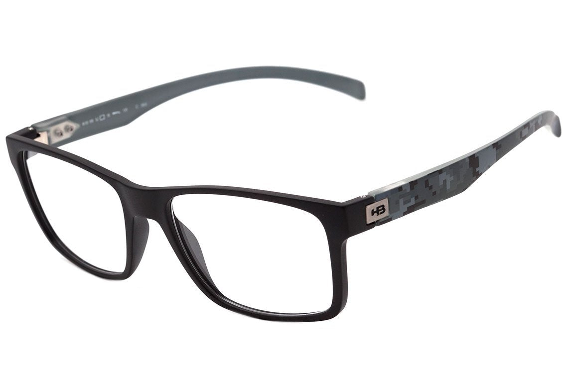 Óculos de Grau HB Polytech M 93108 Matte Black D. White - 52 mm Matte Black D. Orange - 52 mm