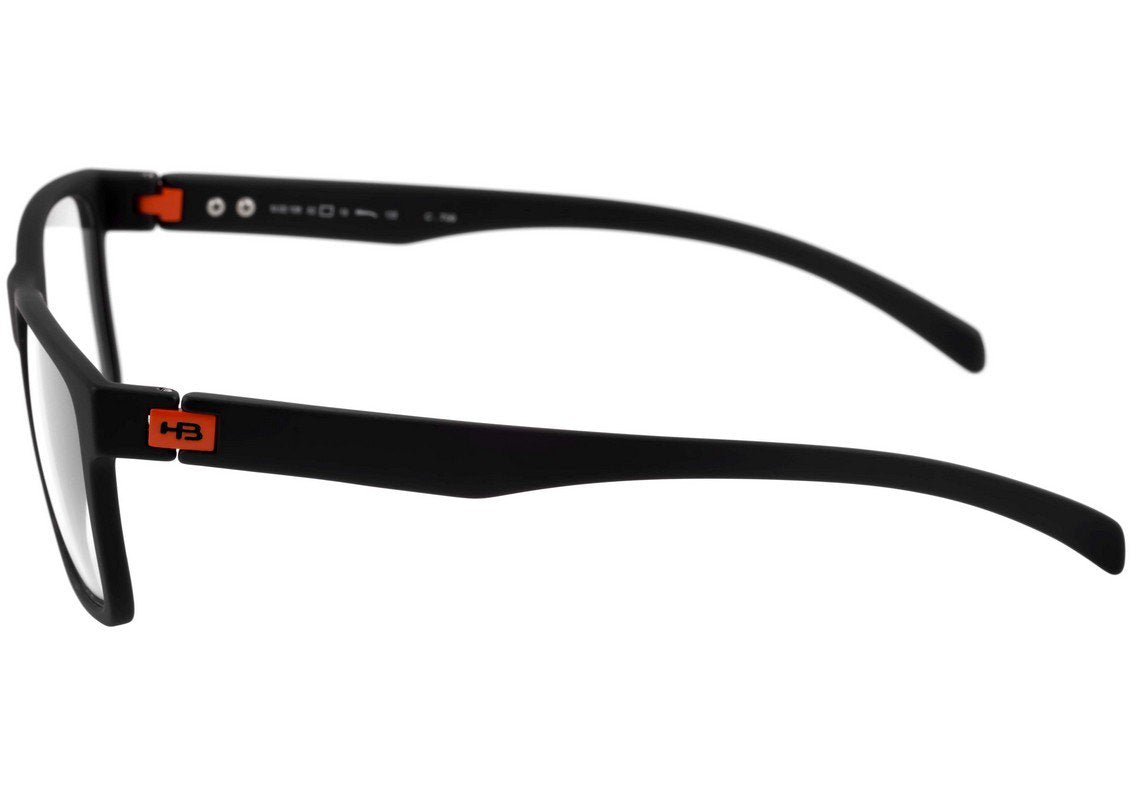 Óculos de Grau HB Polytech M 93108 Matte Black D. White - 52 mm Matte Black D. Orange - 52 mm