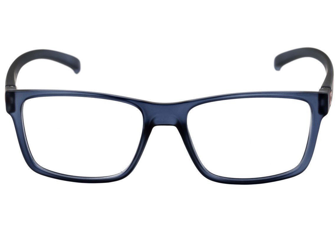 Óculos de Grau HB Polytech M 93108 Matte Black D. White - 52 mm Gloss Black D. Blue - 52 mm