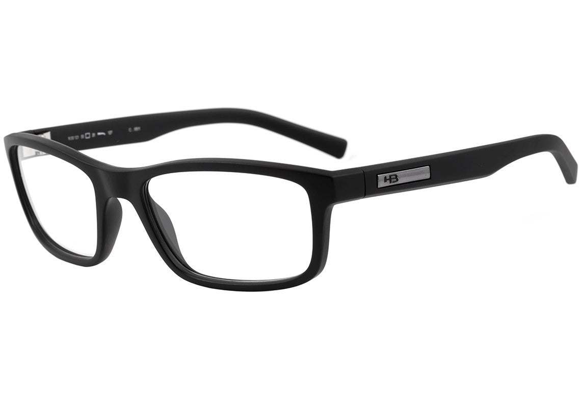 Óculos de Grau HB Polytech M 93121 Matte Black - Lente 5,3 cm - Oculos Shop