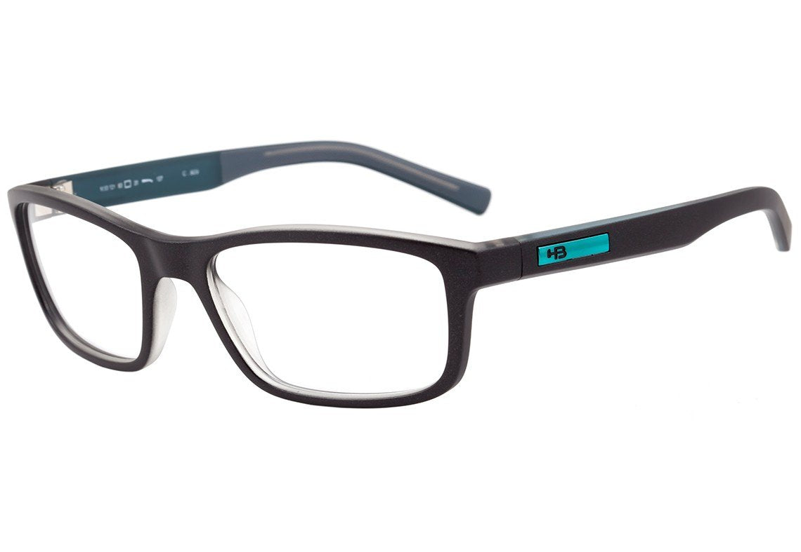 Óculos de Grau HB Polytech M 93121 Matte Gray On Petroleum - 53 mm