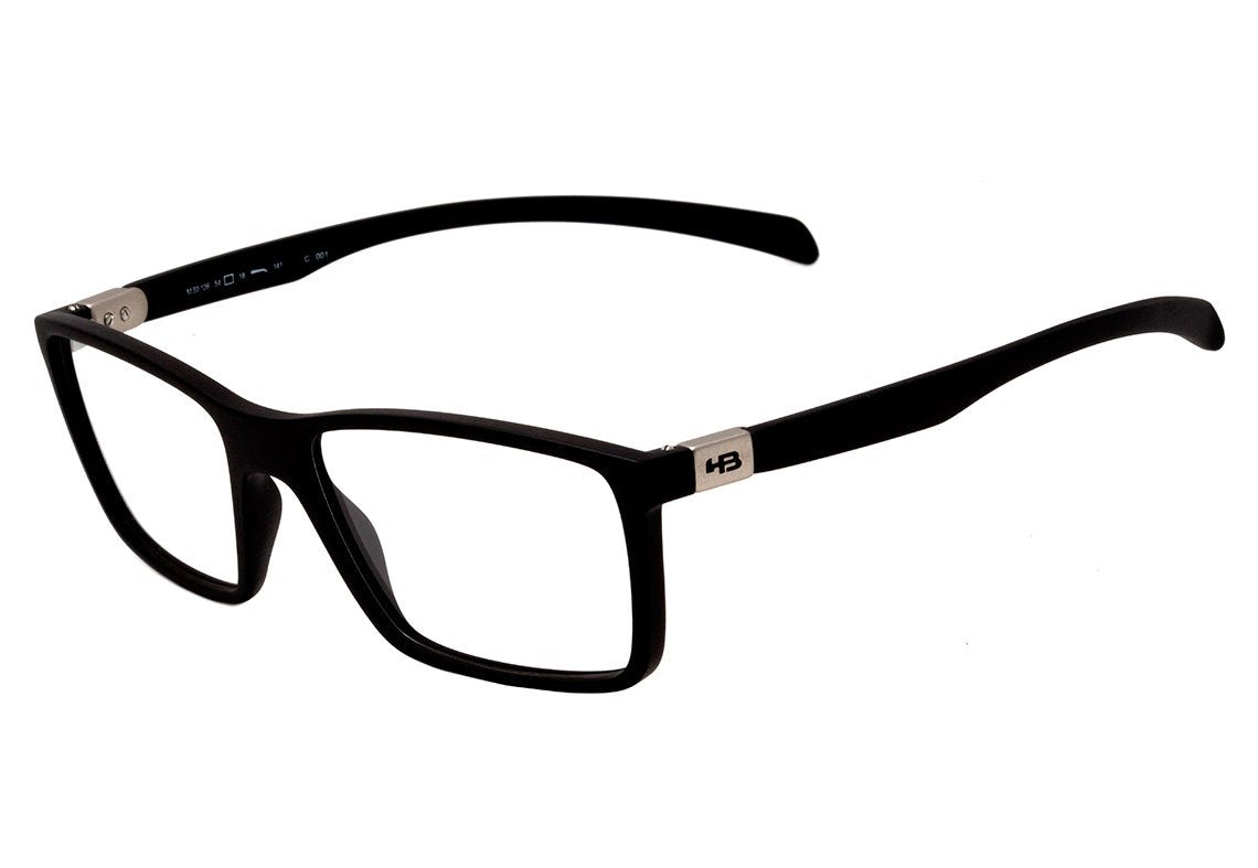 Óculos de Grau HB Polytech M 93136 Matte Black D. Blue - 54 mm Matte Black D. White