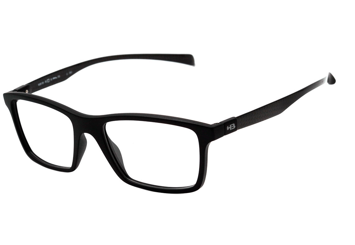Óculos de Grau HB Polytech M 93151 Matte Black Carbon Fiber - 52 mm