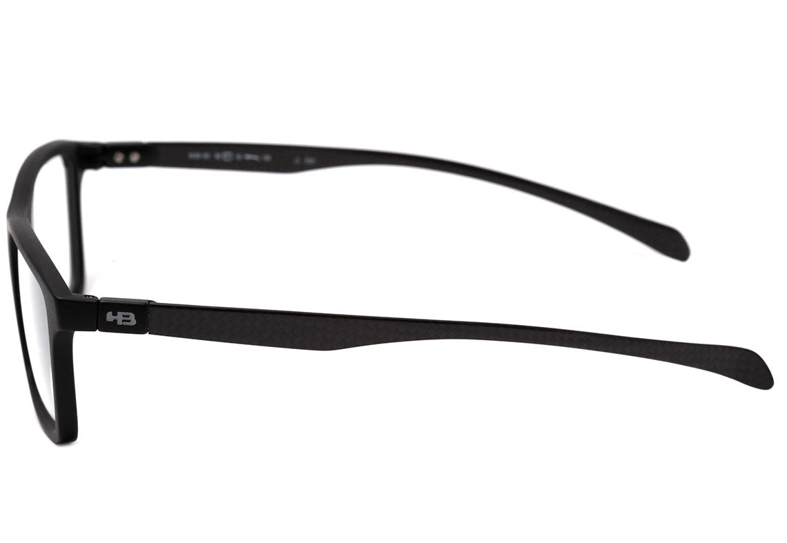 Óculos de Grau HB Polytech M 93151 Matte Black Carbon Fiber - 52 mm