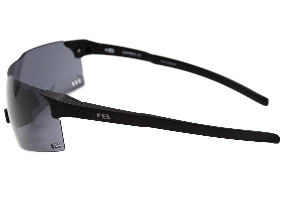 Óculos de Sol Hb Quad V Matte Black/ Gray Unico