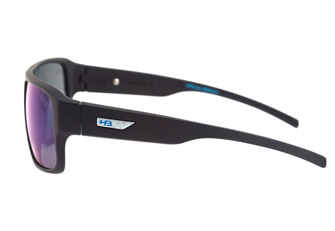 Óculos de Sol Hb Redback Tony Kanaan Tk 2017 - Matte Black/ Blue Espelhado