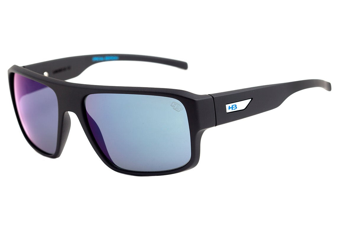 Óculos de Sol Hb Redback Tony Kanaan Tk 2017 - Matte Black/ Blue Espelhado