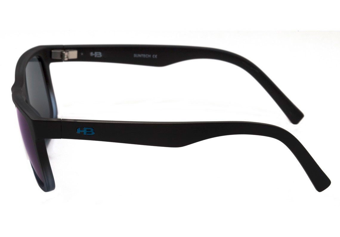 Óculos de Sol HB Matte Fade Black Blue / Blue Espelhado - 55 mm