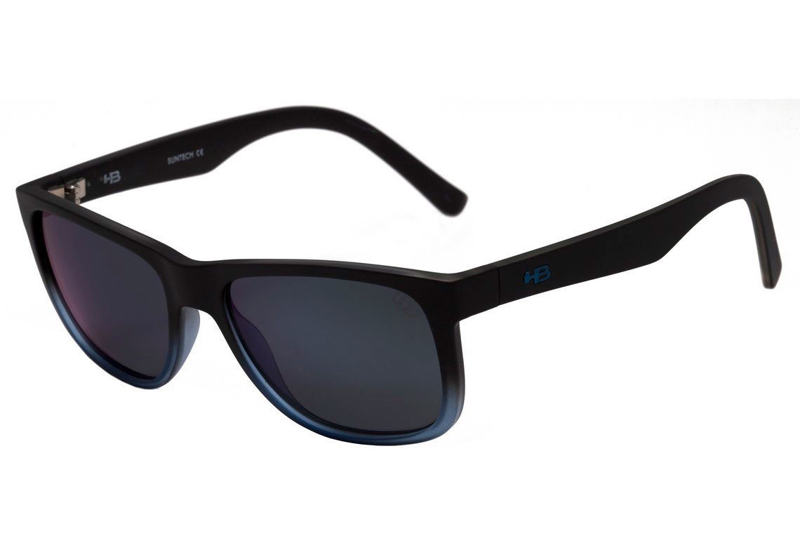Óculos de Sol HB Matte Fade Black Blue / Blue Espelhado - 55 mm