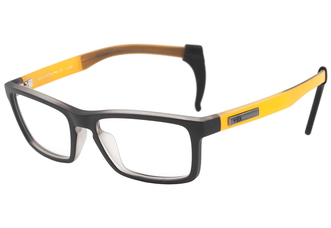 HB Teen Polytech M 93123 Matte Black / Mango - 48 mm