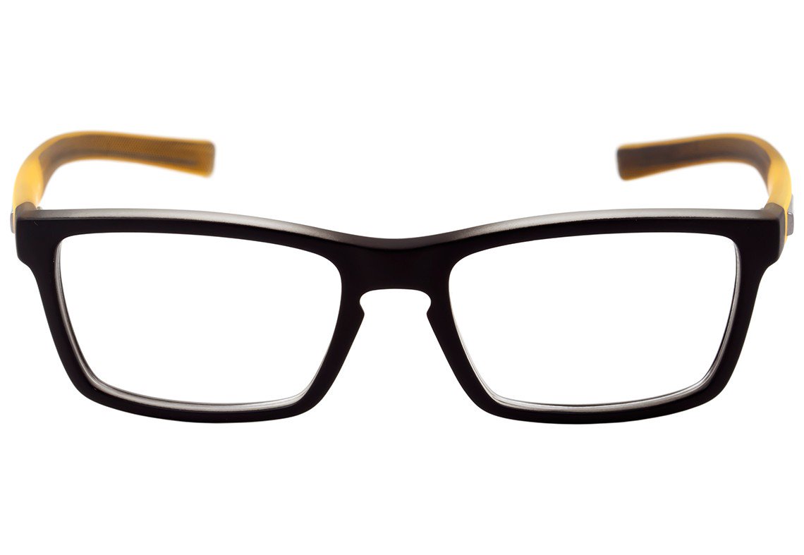 Óculos de Grau HB Teen Polytech M 93123 Matte Black / Orange - Lente 4,8 cm - Oculos Shop