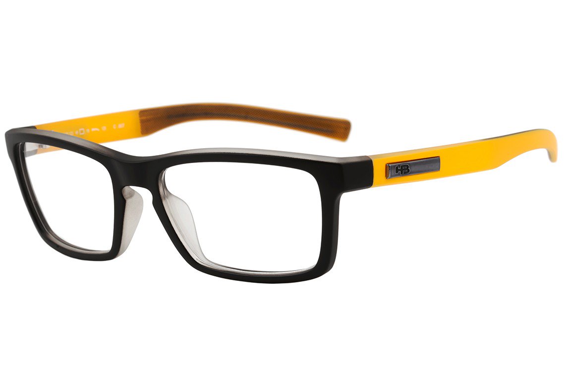 HB Teen Polytech M 93123 Matte Black / Mango - 48 mm