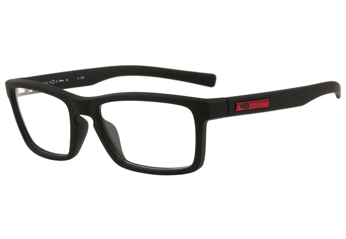 Óculos de Grau HB Teen Polytech M 93123 Matte Black - 48 mm