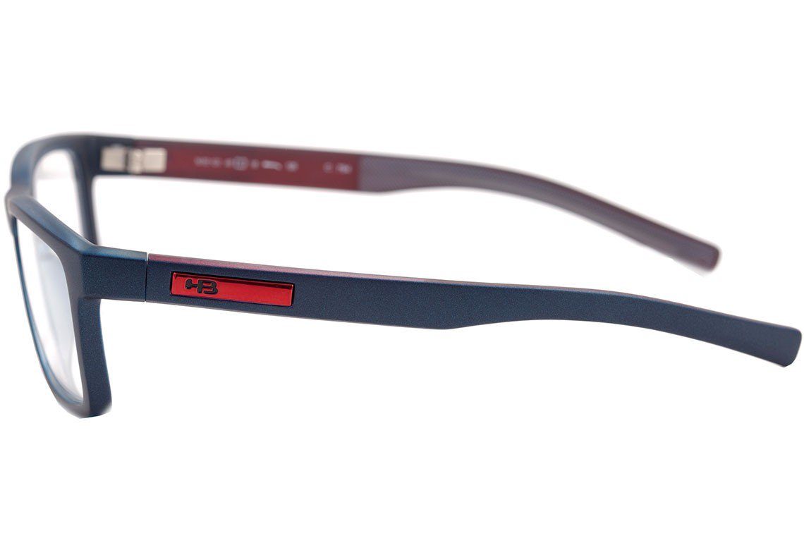 Óculos de Grau HB Teen Polytech M 93123 Matte Navy On Marsala - 48 mm