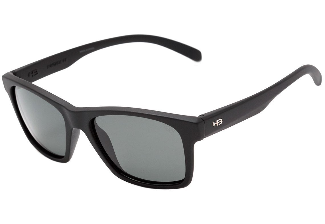 Óculos de Sol HB Unafraid Black Gold / Bronze Polarized Unico - 55 mm Matte Black/ Red Polarized Unico
