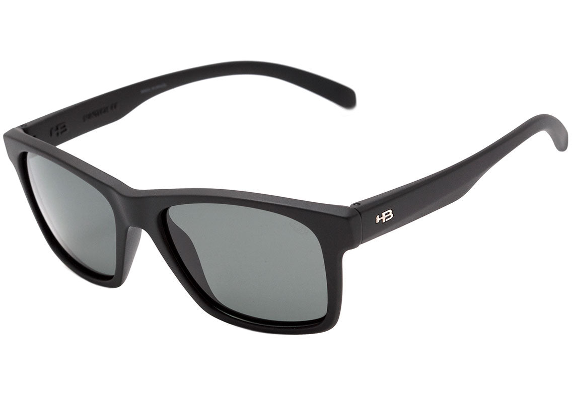Óculos de Sol HB Unafraid Matte Black / Gray Polarized Unico - Lente 5,5 cm