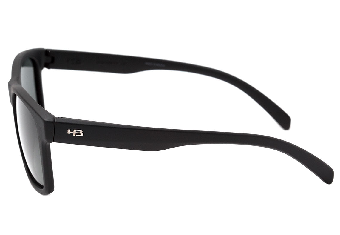 Óculos de Sol HB Unafraid Matte Black / Gray Polarized Unico - Lente 5,5 cm