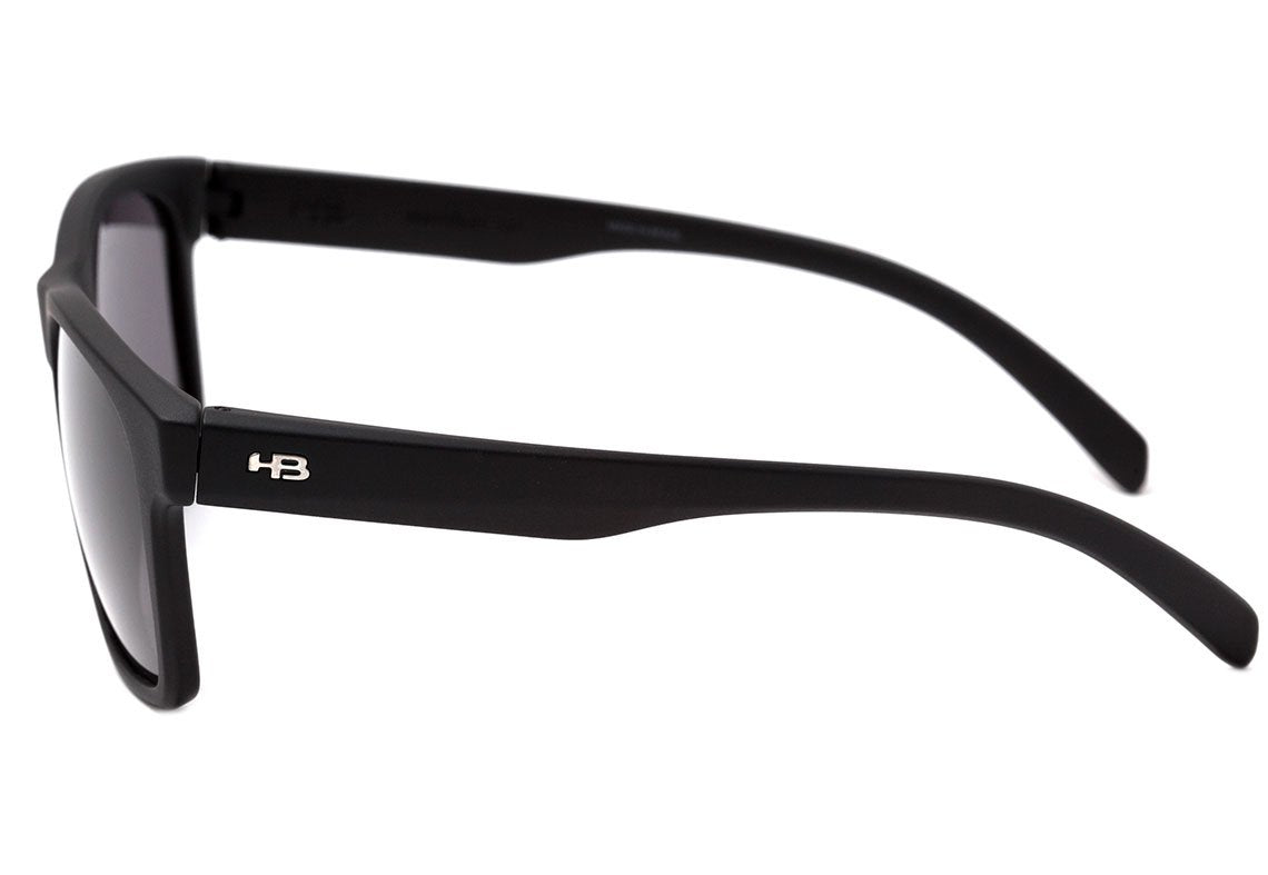 Óculos de Sol HB Unafraid Black Gold / Bronze Polarized Unico - 55 mm Matte Black/ Red Polarized Unico