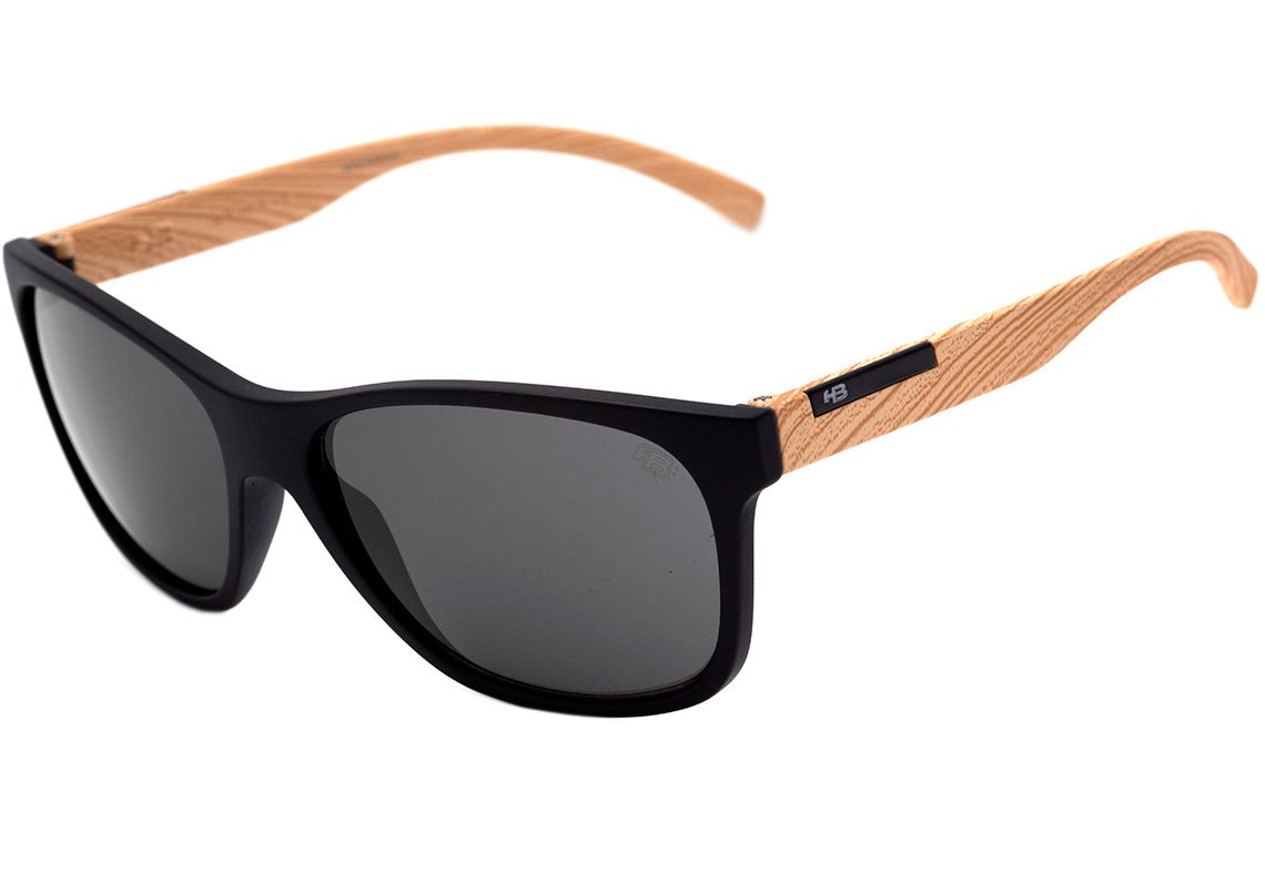 Óculos de Sol Hb Underground Matte Black D. Red/ Pink Espelhado