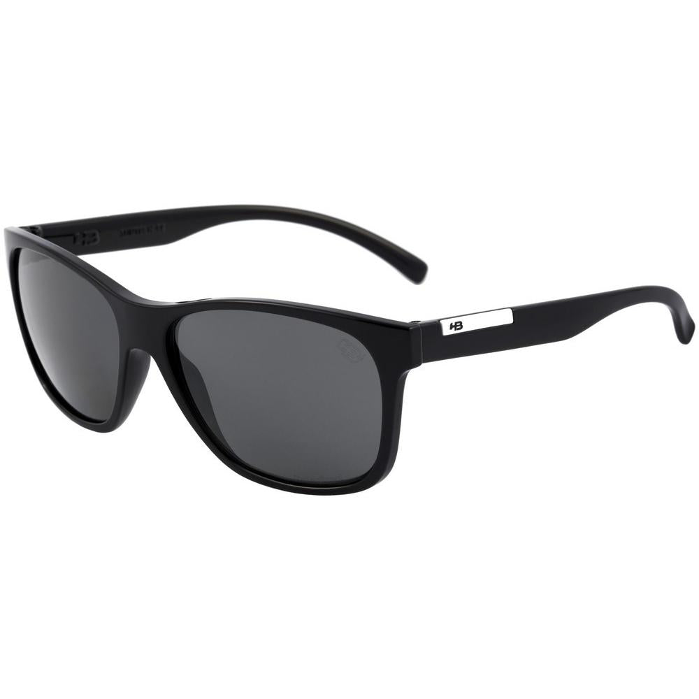 Óculos de Sol HB Underground Matte Black Wood / Gray Unico - 60 mm Matte Black D. Red/ Pink Espelhado