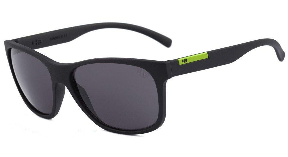 Óculos de Sol HB Underground Matte Black Wood / Gray Unico - 60 mm Matte Black D. Green/ Gray