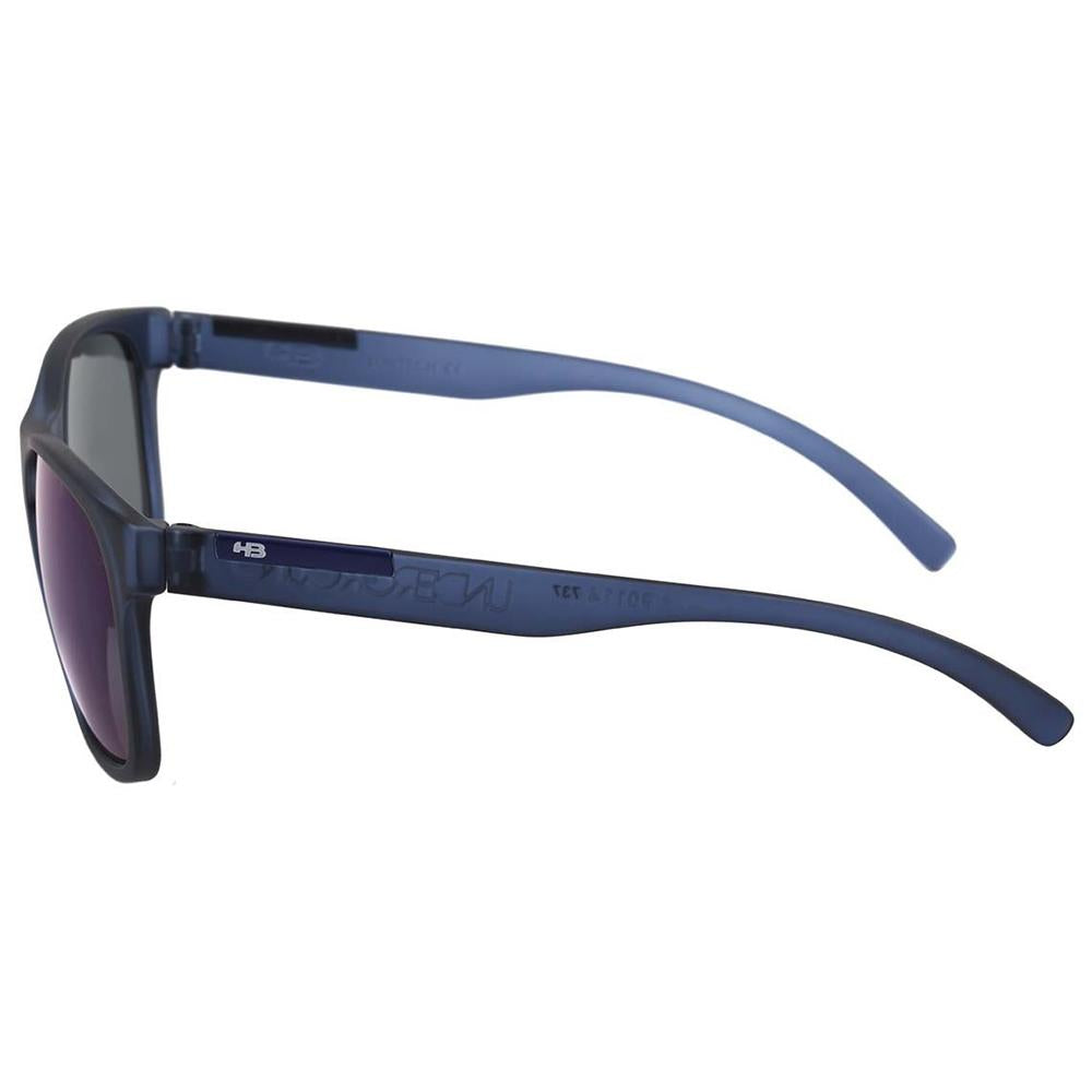 Óculos de Sol HB Underground Matte Black Wood / Gray Unico - 60 mm Gloss Black/ Wood/ Gray