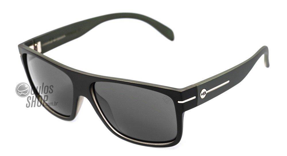 Óculos de Sol Hb Would Matte Black Army/ Gray