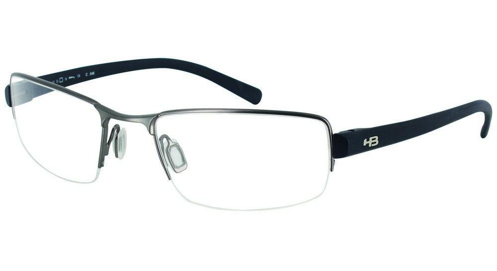 Óculos de Grau Hb Duotech M 93405 New Gray/ Matte Navy - 53 mm