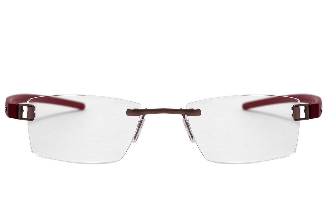 Óculos de Grau Hb Duotech M 93062 Matte Grey Metalic Red 50 mm