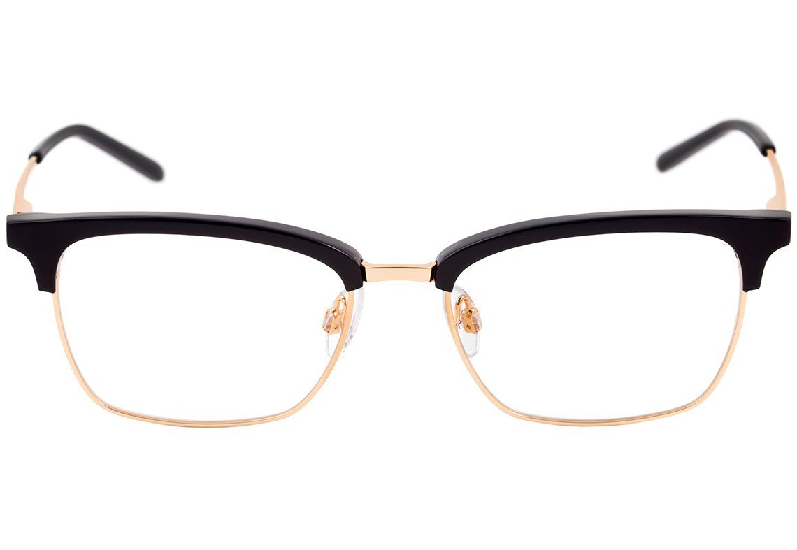 Hickmann Hi 1044 A01 Preto e Dourado Brilho - 53 mm - Grau
