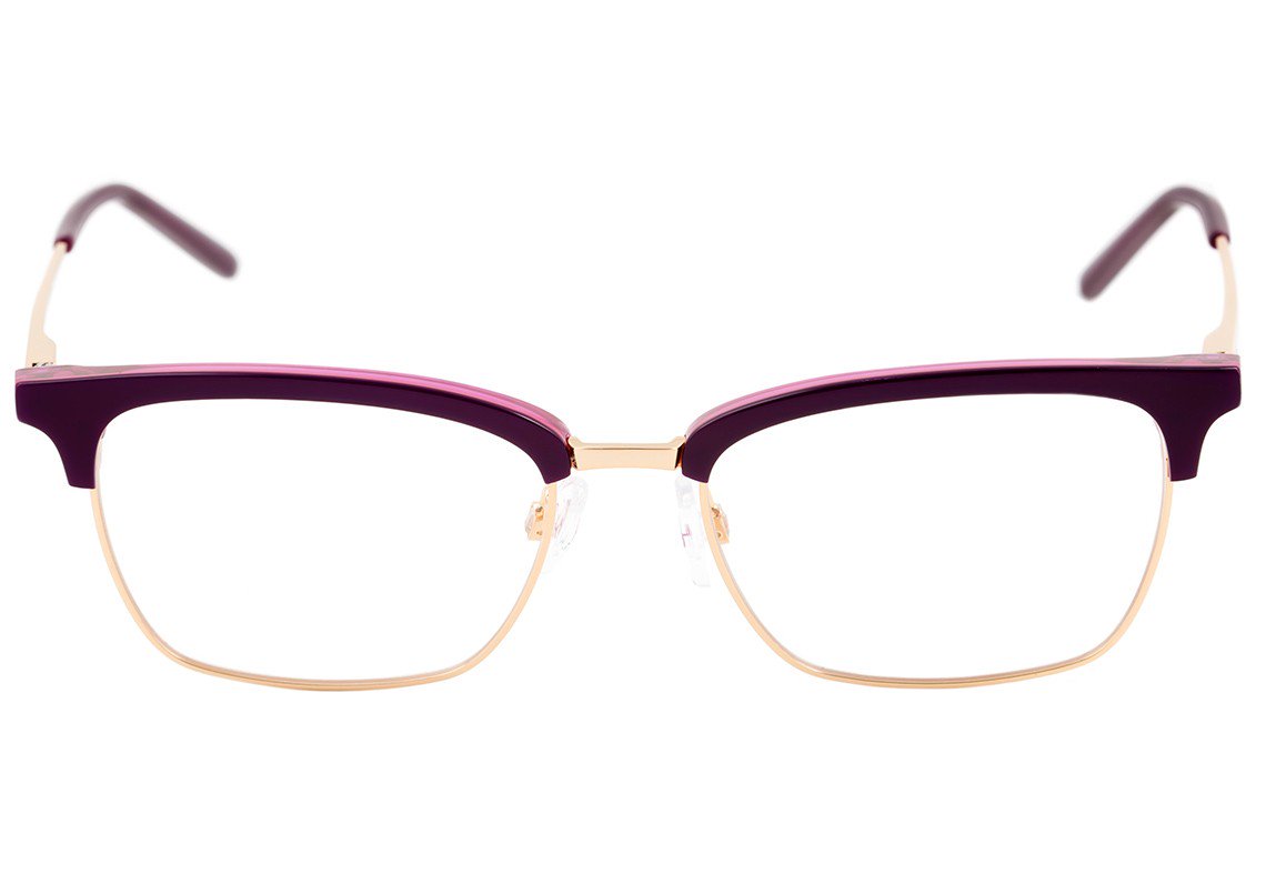 Hickmann Hi 1044 D01 Roxo E Dourado Brilho - 53 mm - Grau