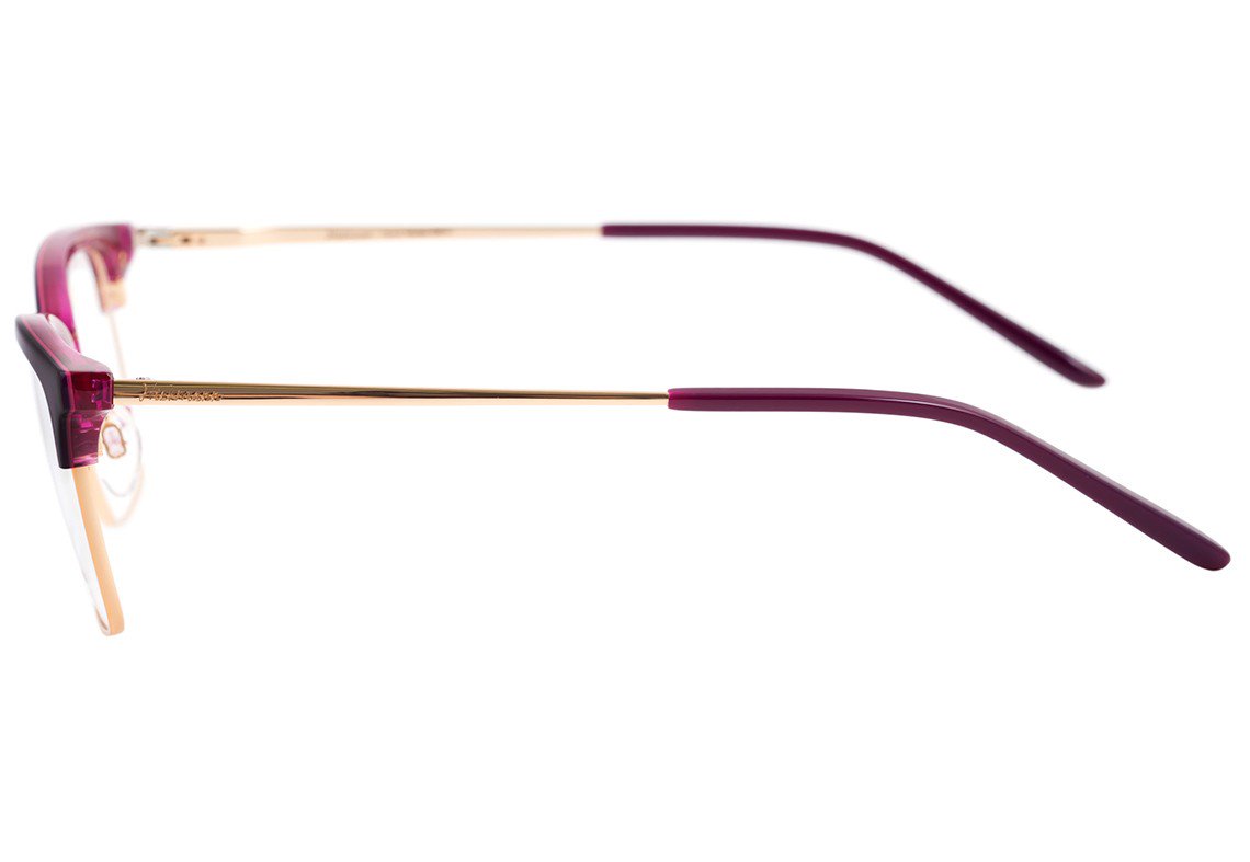 Hickmann Hi 1044 D01 Roxo E Dourado Brilho - 53 mm - Grau
