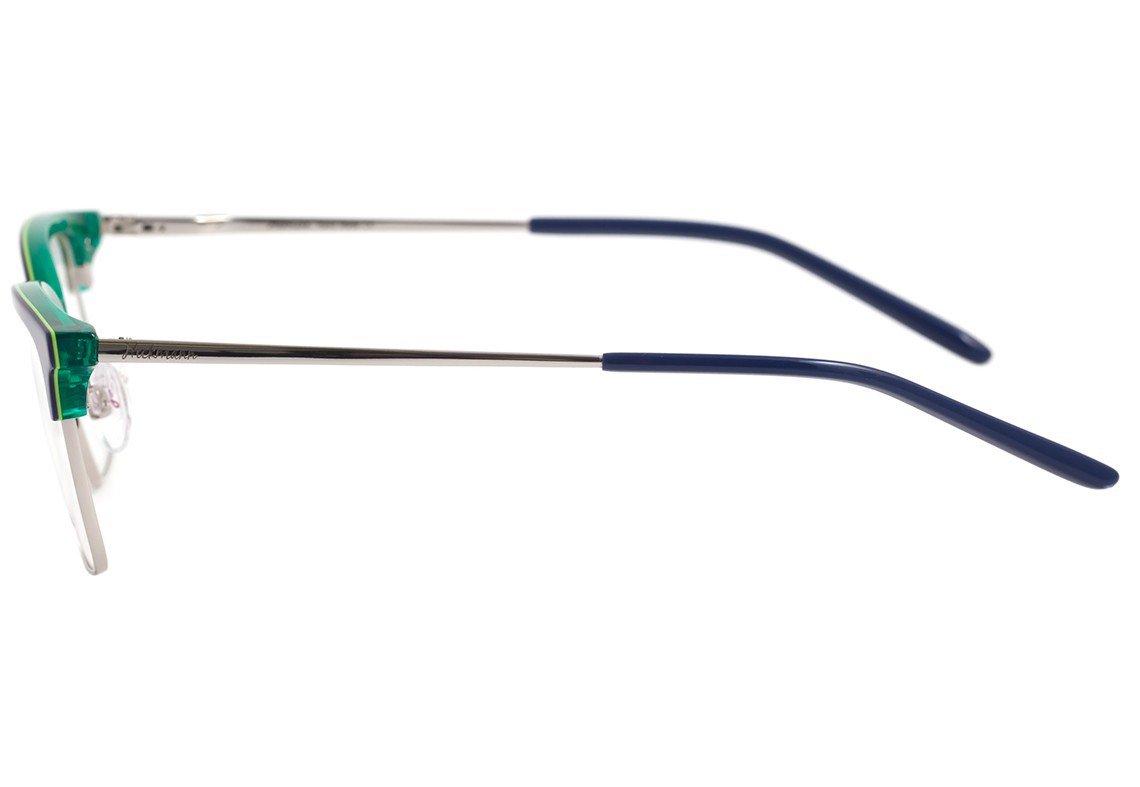 Hickmann Hi 1044 D02 Azul e Prata Brilho - 53 mm - Grau