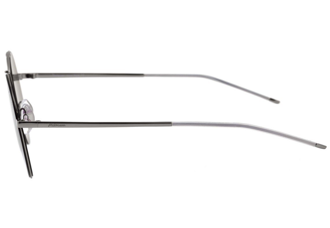 Hickmann HI 3025 02A Cinza Brilho / Preto Degradê - Lente 5,5 cm - Sol
