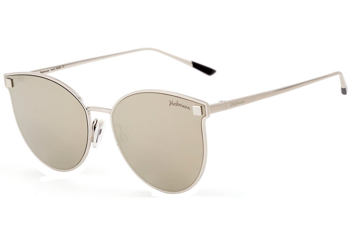 Óculos de Sol Hickmann Hi 3032 03A Prata Brilho/ Prata Espelhado - 59 mm