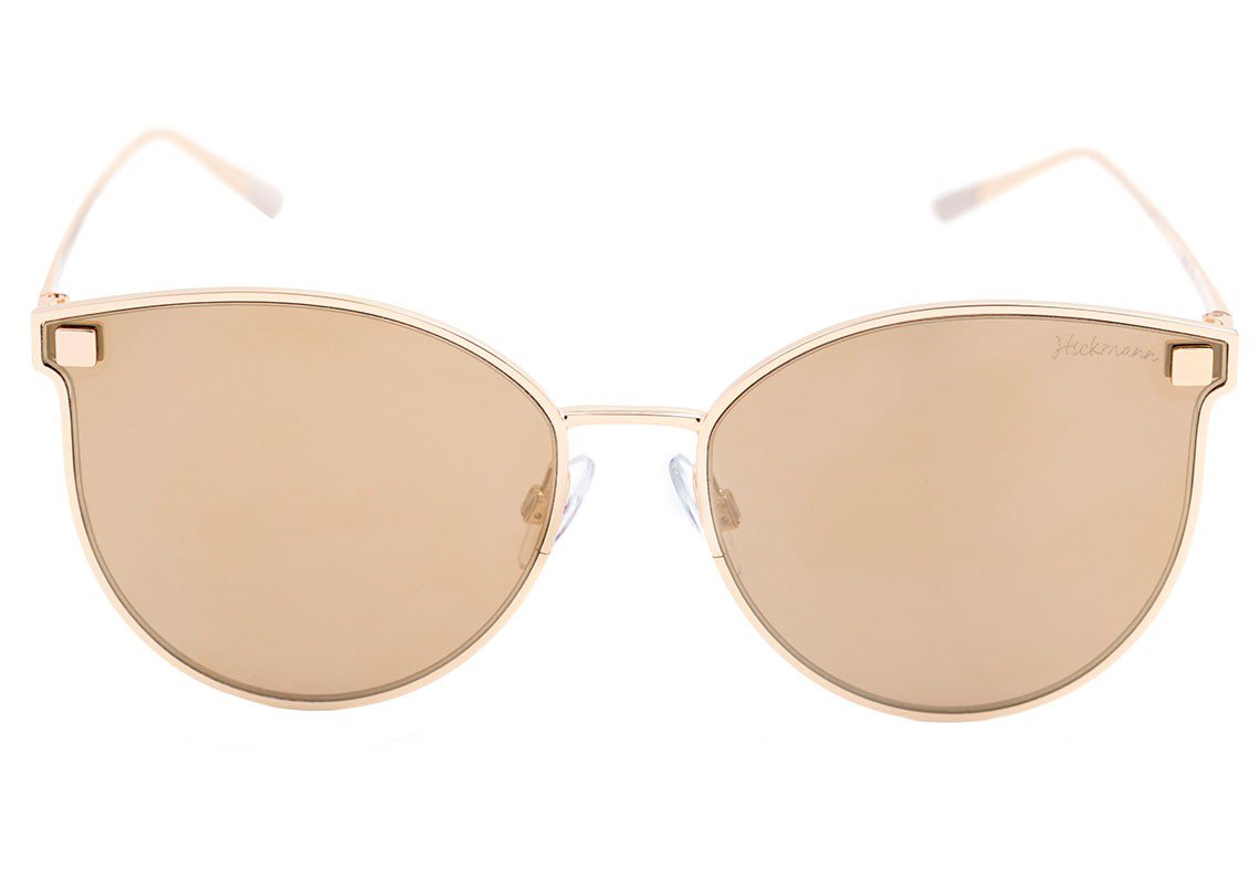 Óculos de Sol Hickmann Hi 3032 04B Dourado Brilho/ Dourado Espelhado - 59 mm