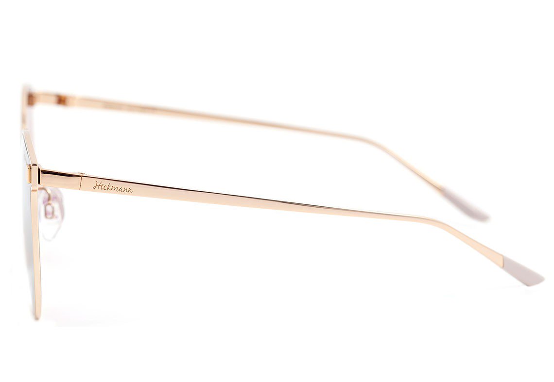 Óculos de Sol Hickmann Hi 3032 04B Dourado Brilho/ Dourado Espelhado - 59 mm