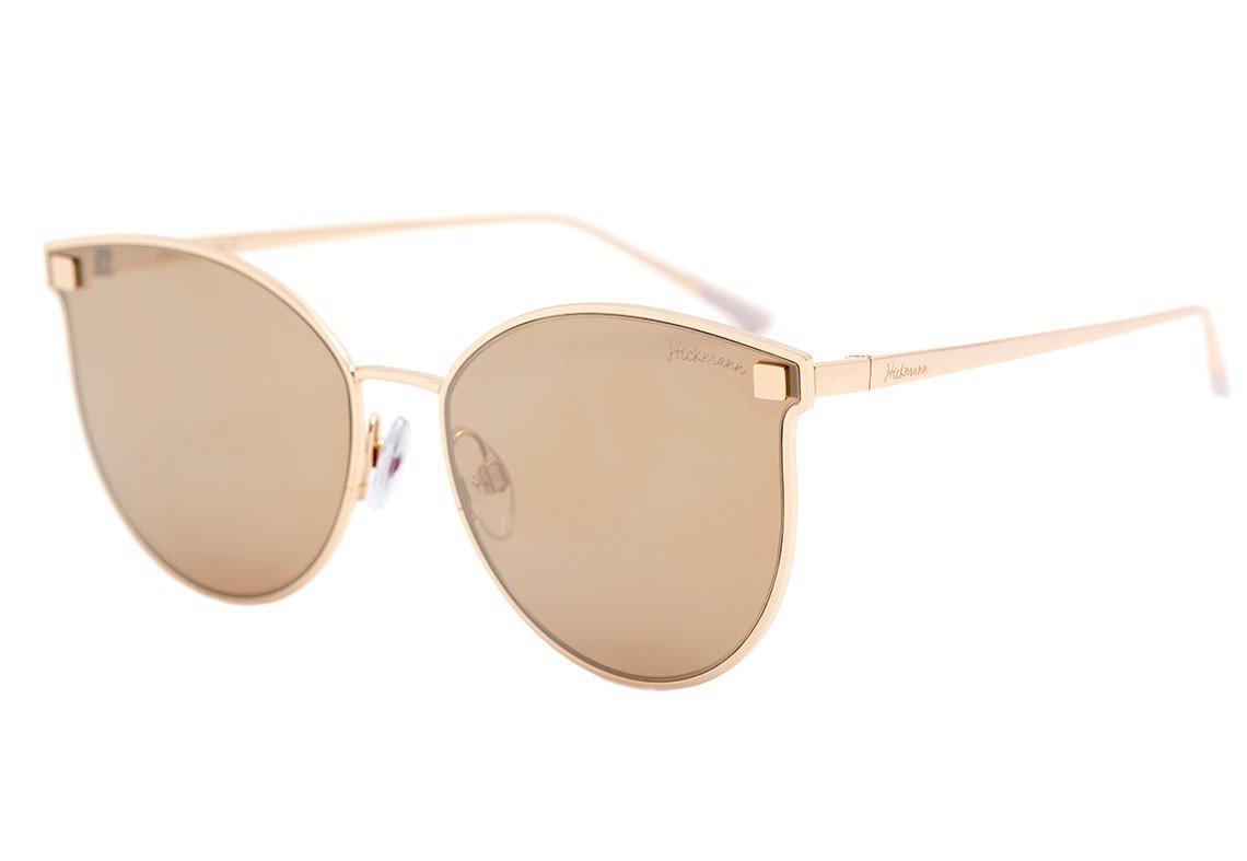 Óculos de Sol Hickmann Hi 3032 04B Dourado Brilho/ Dourado Espelhado - 59 mm