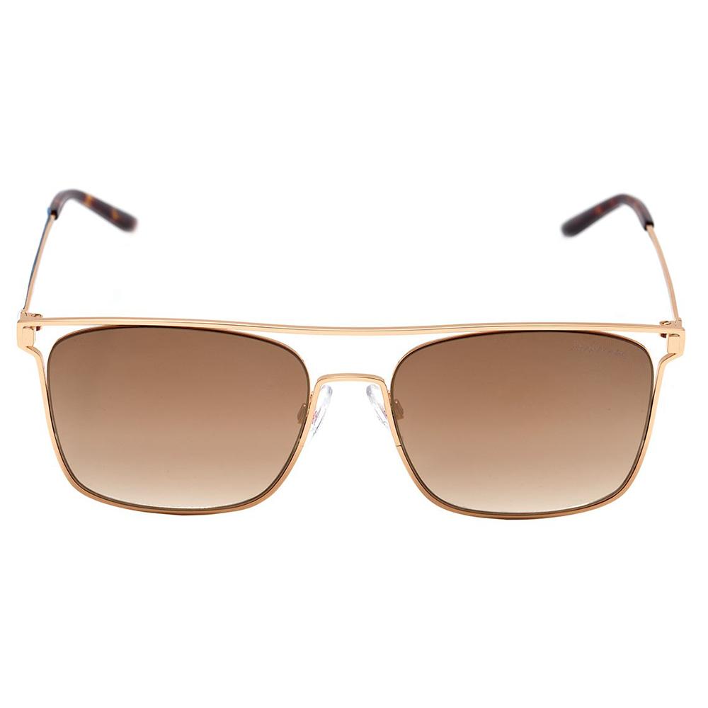 Óculos de Sol Hickmann Hi 3047 04B Dourado E Marrom Mesclado Brilho/ Dourado Degradê Espelhado - 56 mm