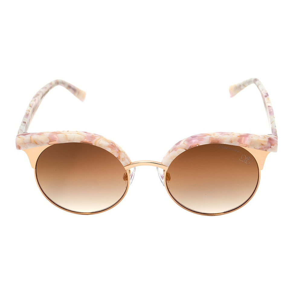 Óculos de Sol Hickmann HI 3050 Américas Amigas G23 Rosa / Marrom Degradê - Lente 5,2 cm