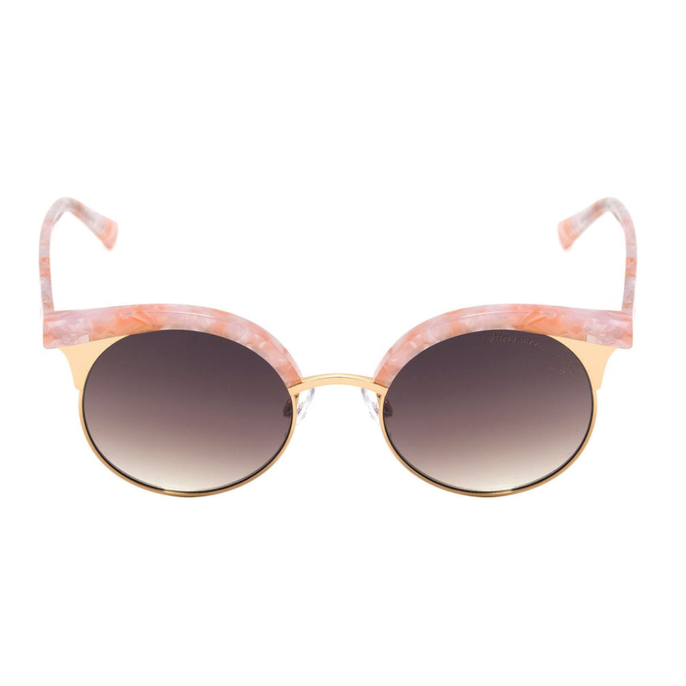 Óculos de Sol Hickmann HI 3050 Américas Amigas G23 Rosa / Marrom Degradê - Lente 5,2 cm
