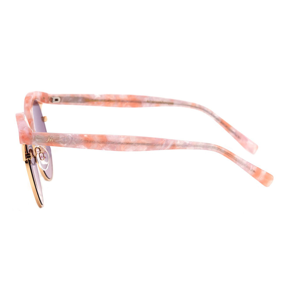 Óculos de Sol Hickmann HI 3050 Américas Amigas G23 Rosa / Marrom Degradê - Lente 5,2 cm