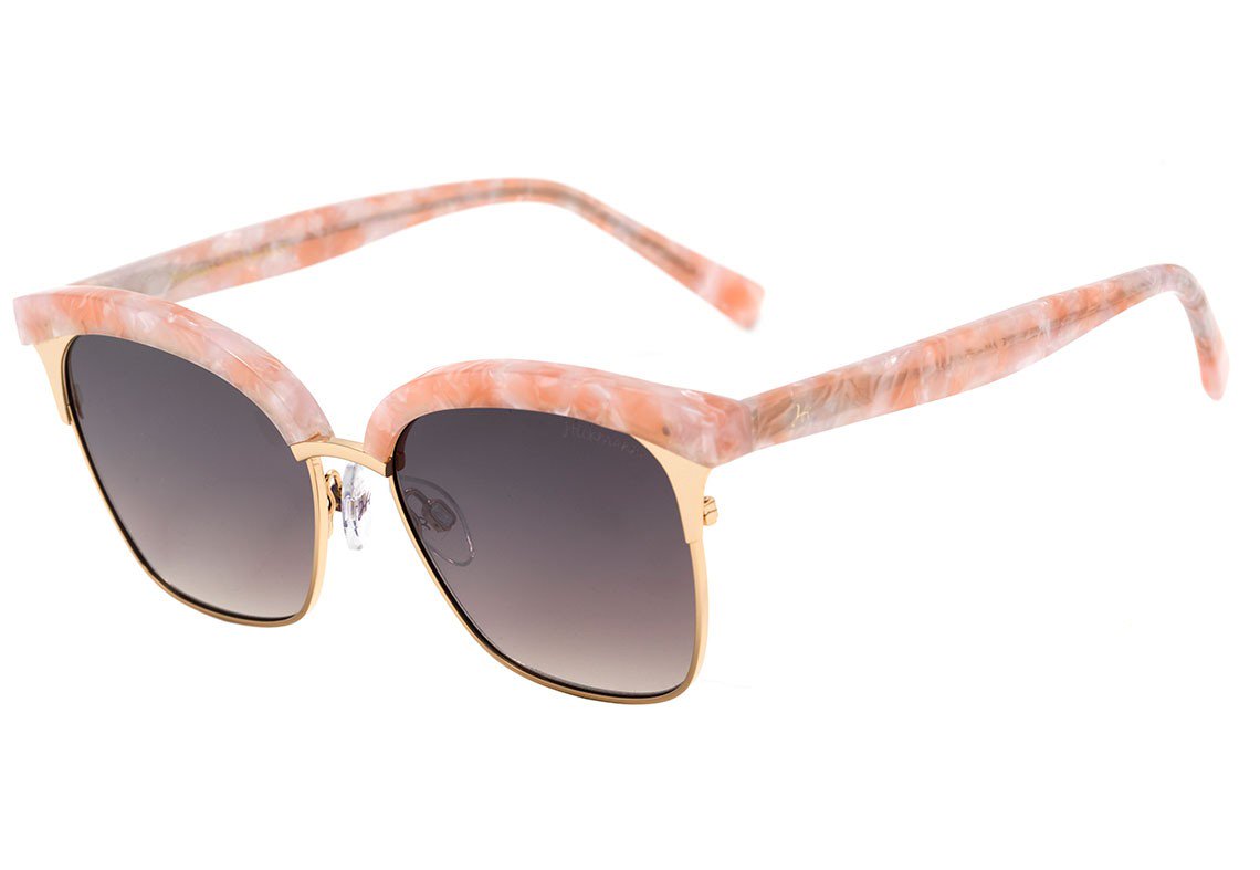 Hickmann HI 3051 Américas Amigas G23 Rosa e Dourado Brilho / Marrom Degradê - 53 mm - Sol
