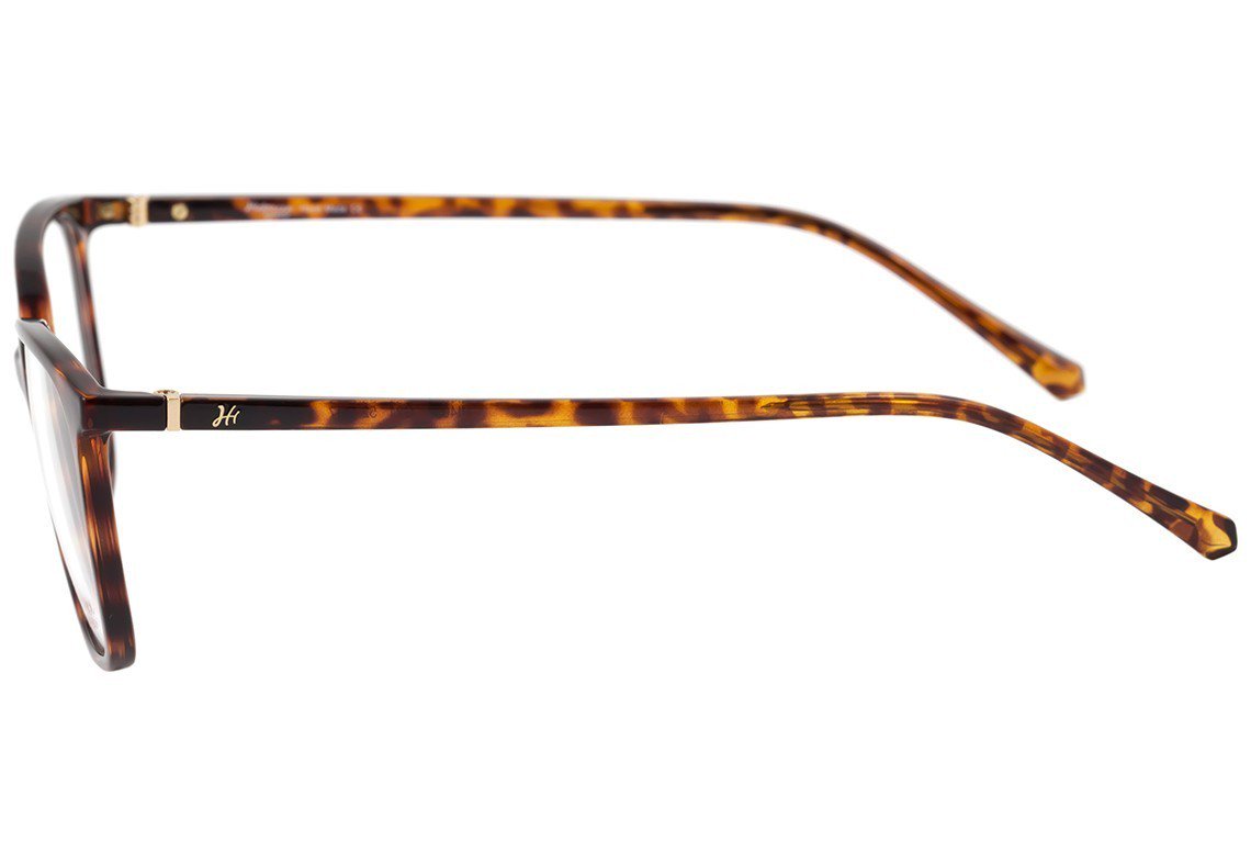 Óculos de Grau Hickmann Hi 4002 G21 Marrom Mesclado Brilho - 52 mm