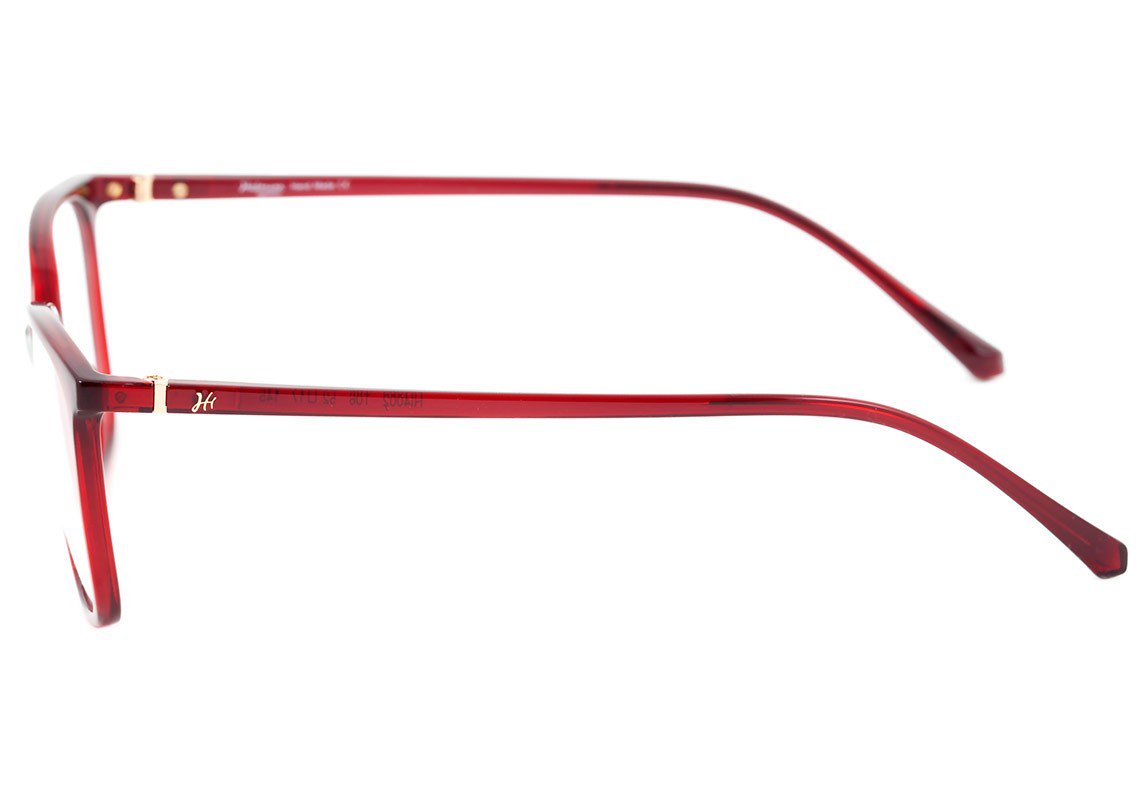 Óculos de Grau Hickmann Hi 4002 T06 Vermelho Translúcido - 52 mm