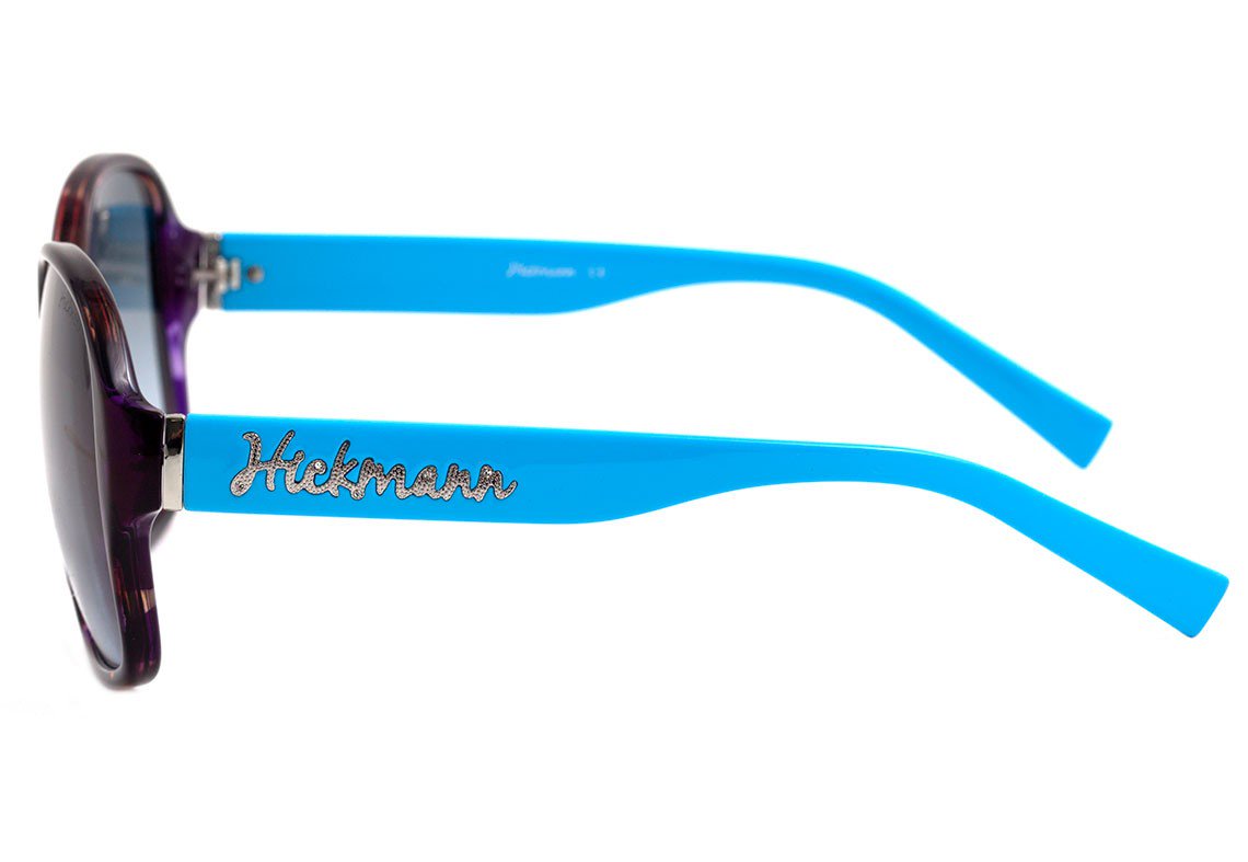 Óculos de Sol Hickmann Hi 5001 G24 Roxo Mesclado E Azul/ Preto Degradê