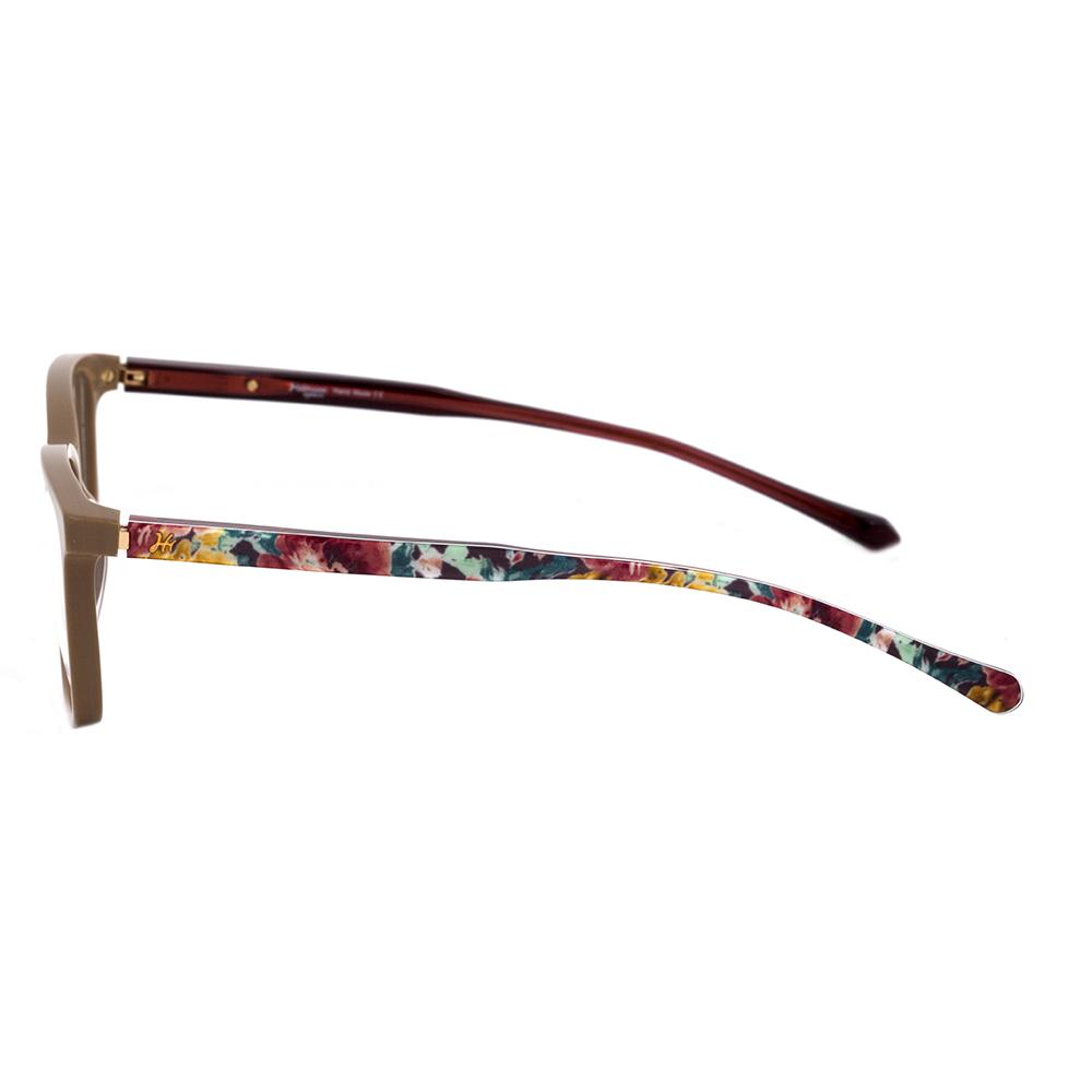 Hickmann Hi 6027 Hickmann Hi 6027 T03 Bege E Marrom Brilho - 52 mm