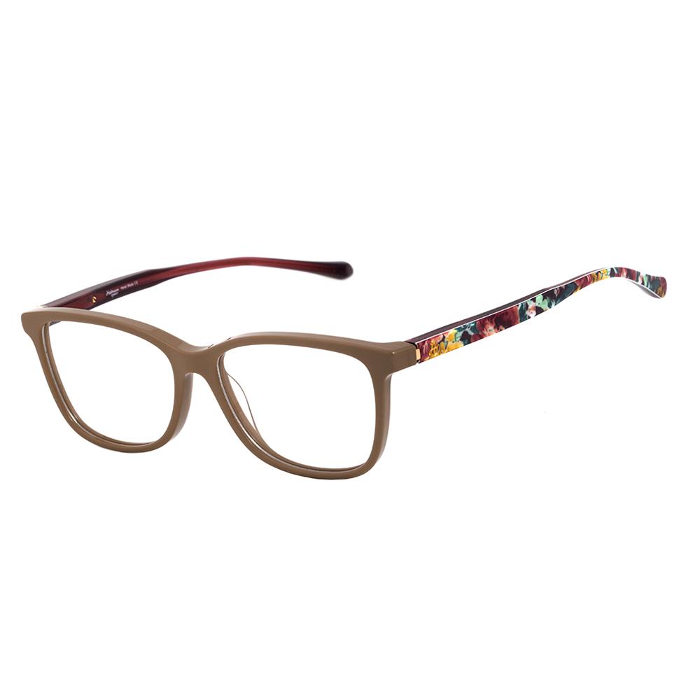 Hickmann Hi 6027 Hickmann Hi 6027 T03 Bege E Marrom Brilho - 52 mm