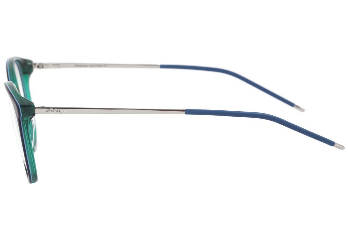 Óculos de Grau Hickmann Hi 6039 H01 Azul E Verde Brilho - 53 mm