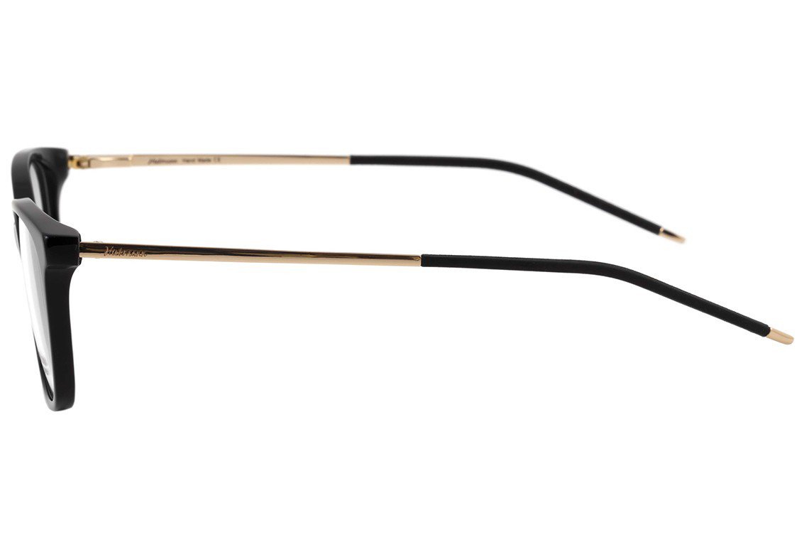 Hickmann Hi 6042 A01 Preto E Dourado Brilho - 52 mm